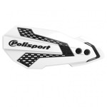 POLISPORT POLISPORT MX UN FLOW HANGUARDS WHITE/BLACK