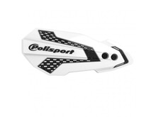 POLISPORT POLISPORT MX UN FLOW HANGUARDS WHITE/BLACK