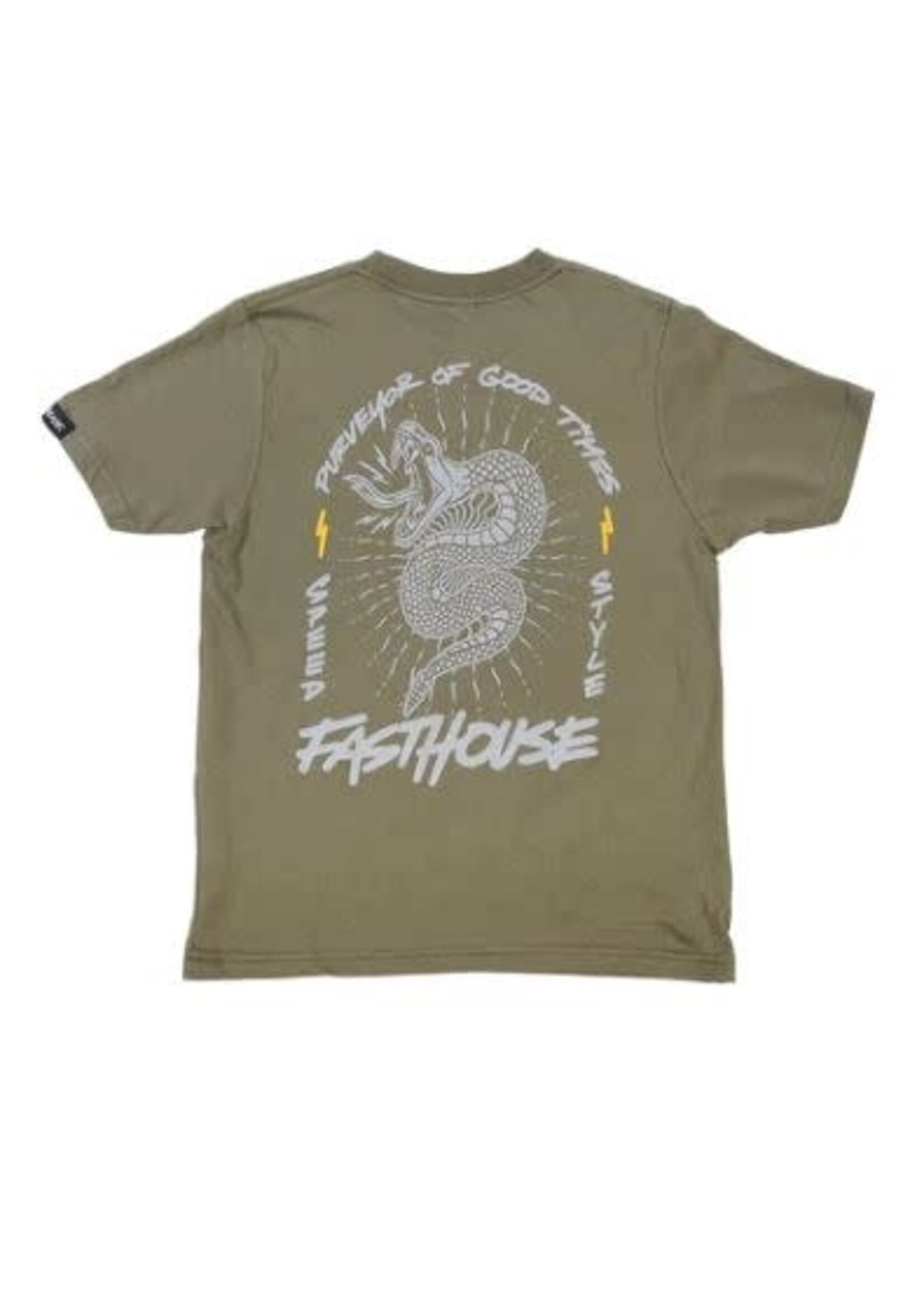 FASTHOUSE Venom Tee Light Olive YOUTH