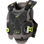 ALPINESTARS A-4 Max Chest Protector, Black/Anthracite/Fluo Yellow