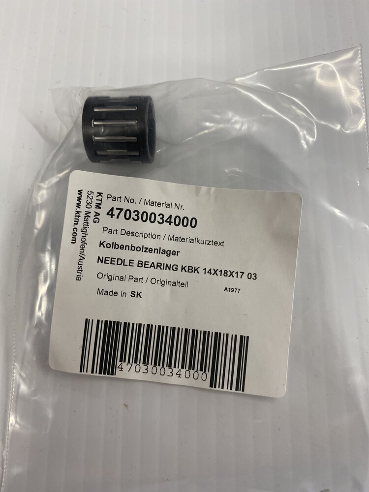 47030034000 NEEDLE BEARING KBK 14X18X17 KTM 85 / 105SX '03-'24