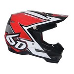 6D HELMETS 6D ATR-2 Helmet Strike Red/White Gloss(XL)