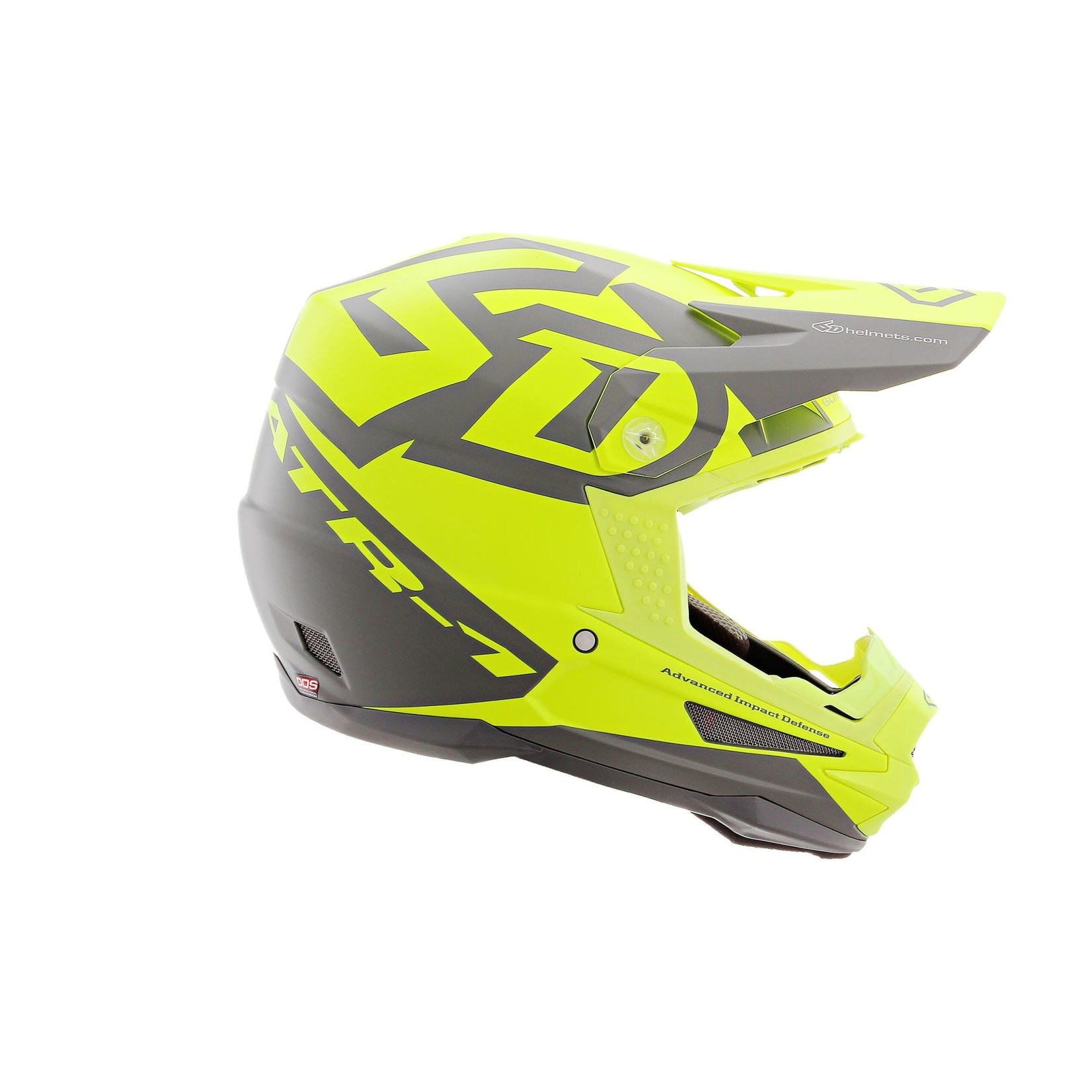 6D HELMETS 6D ATR-1 Helmet Switch Neon Yellow/Grey Matte (LG)