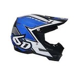 6D HELMETS 6D ATR-2 Helmet Strike Blue/White Gloss