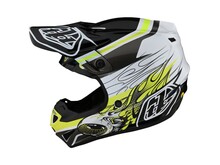 TROY LEE DESIGNS SE4 Polyacrylite Skooly BLK/YEL