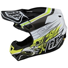 TROY LEE DESIGNS SE4 Polyacrylite Skooly BLK/YEL