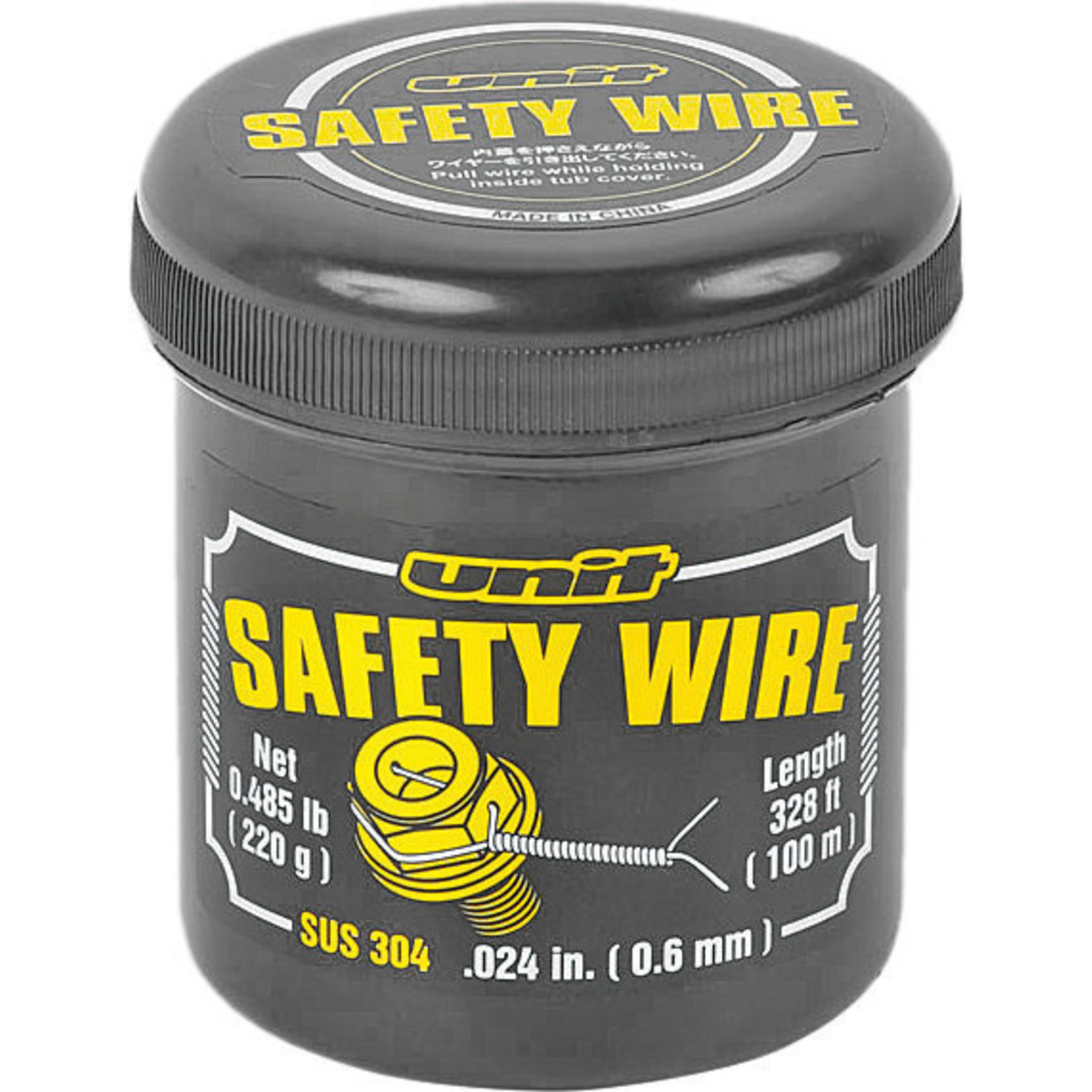 UNIT UNIT STAINLESS SAFETY WIRE 0.6MM X 100M