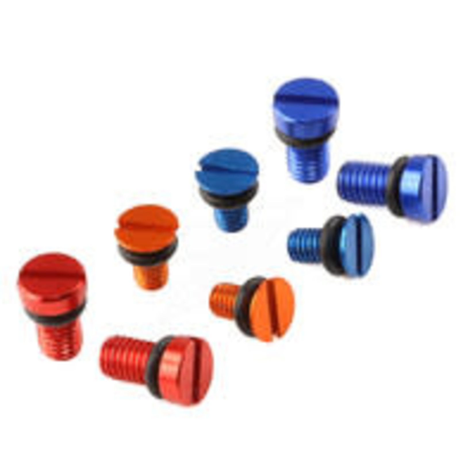 ZETA FF AIR VALVE CAP SCREW WP 2PCS ORANGE