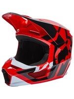 FOX RACING Fox Racing 2022 V1 Helmet/LUX - FLO RED