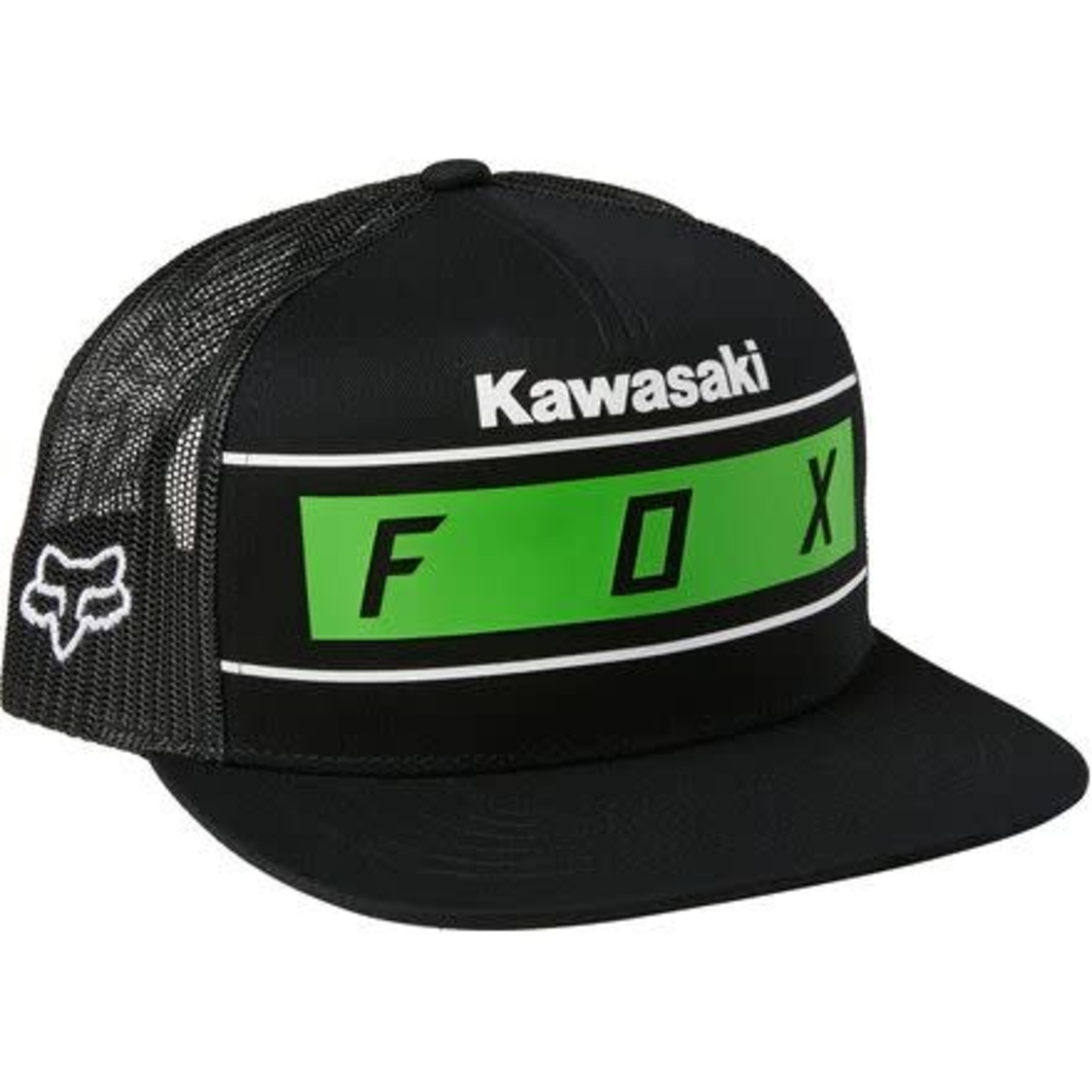 FOX RACING Fox Racing Kawasaki Stripes Snapback Hat/BLK