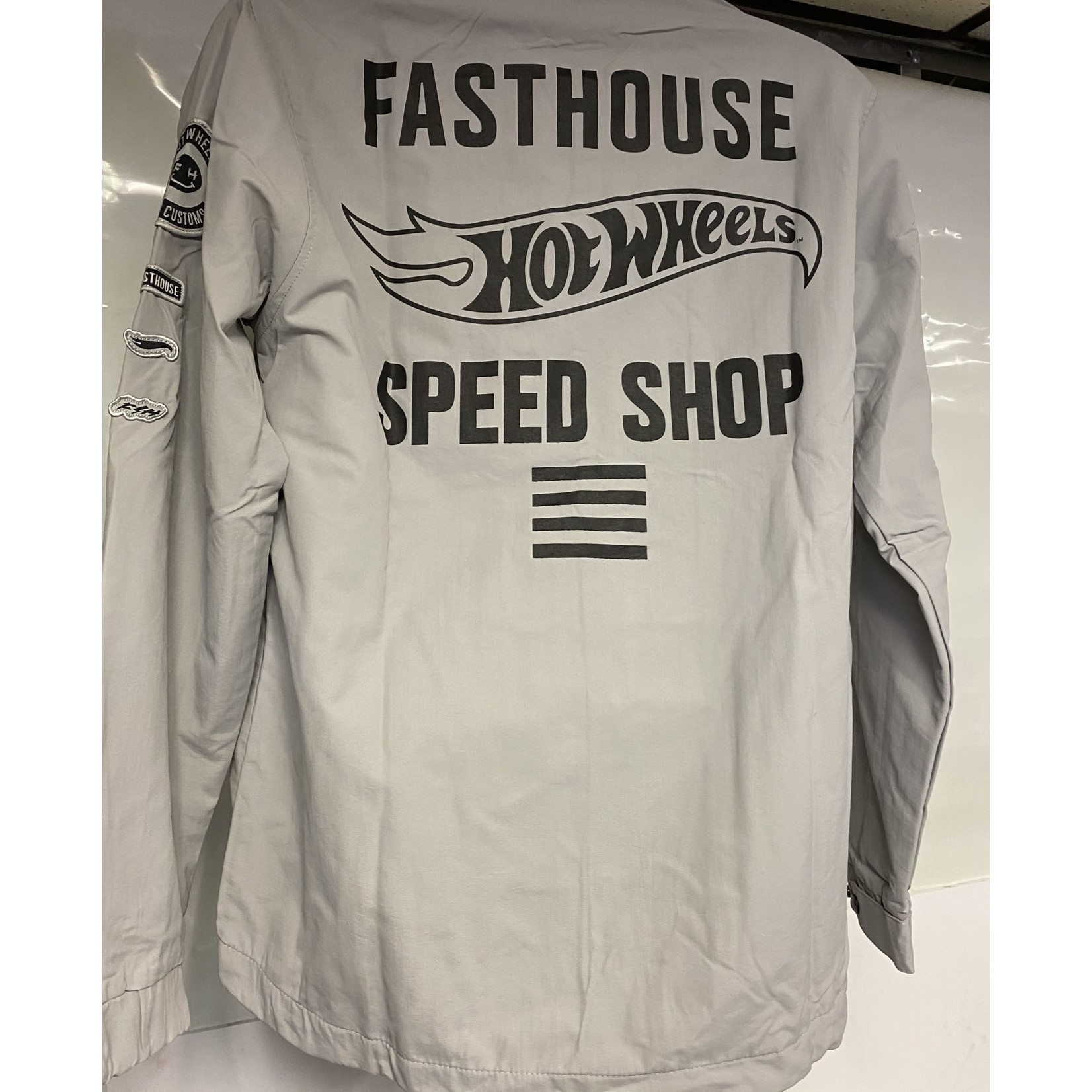 FASTHOUSE Elite Hot Wheels Jacket, Light Gray