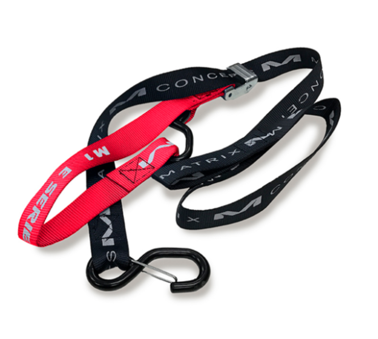 MATRIX CONCEPTS MATRIX E SERIES 1 INCH TIE DOWN SET RED