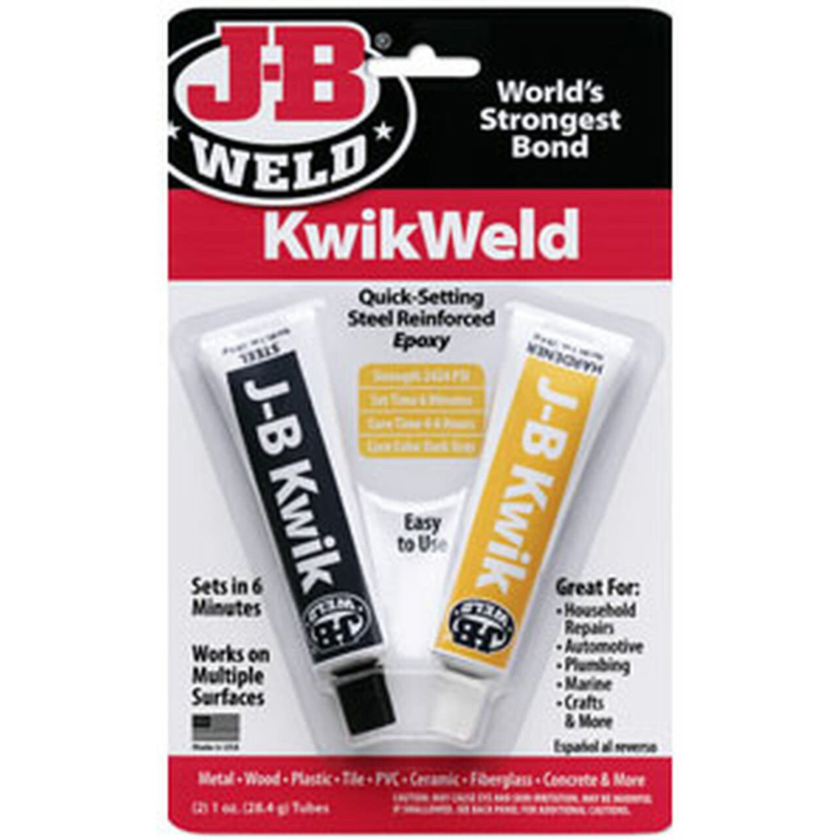J-B WELD JB KWIK COLD WELD EPOXY 8276