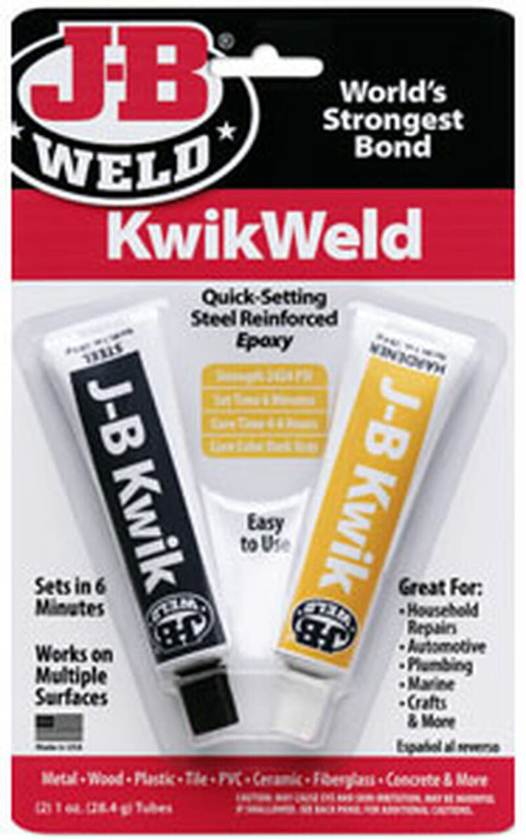 J-B WELD JB KWIK COLD WELD EPOXY 8276