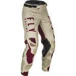 FLY RACING KINETIC K221 PANTS STONE/BERRY YOUTH