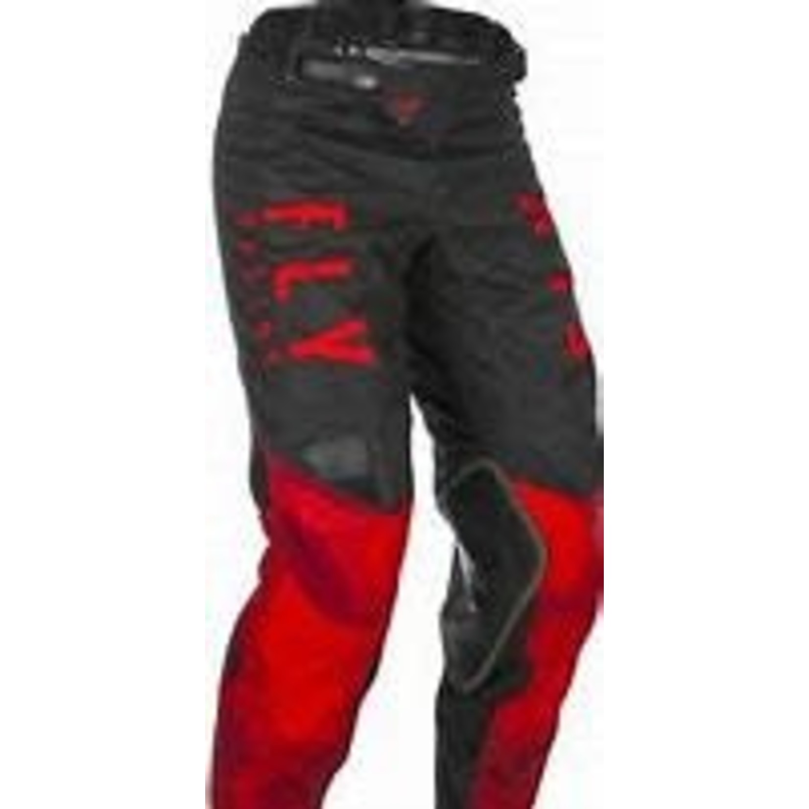 FLY RACING YOUTH KINETIC K221 PANTS RED/BLACK