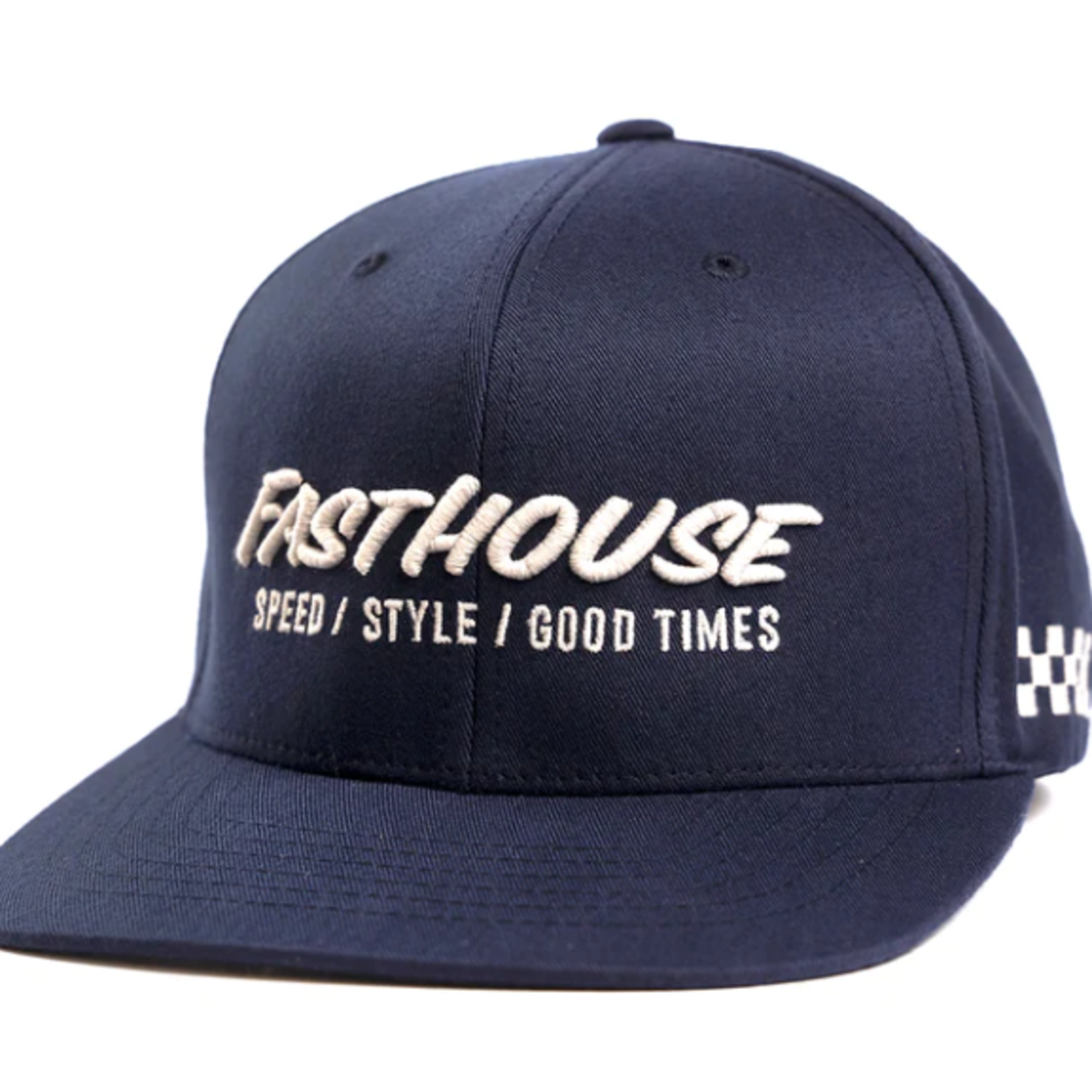 FASTHOUSE CLASSIC FITTED HAT, NAVY - LG/XL