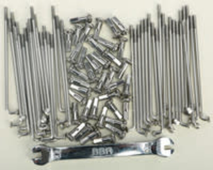 BBR REAR 12" HD SPOKE SET [KLX/DRZ/CRF-110]