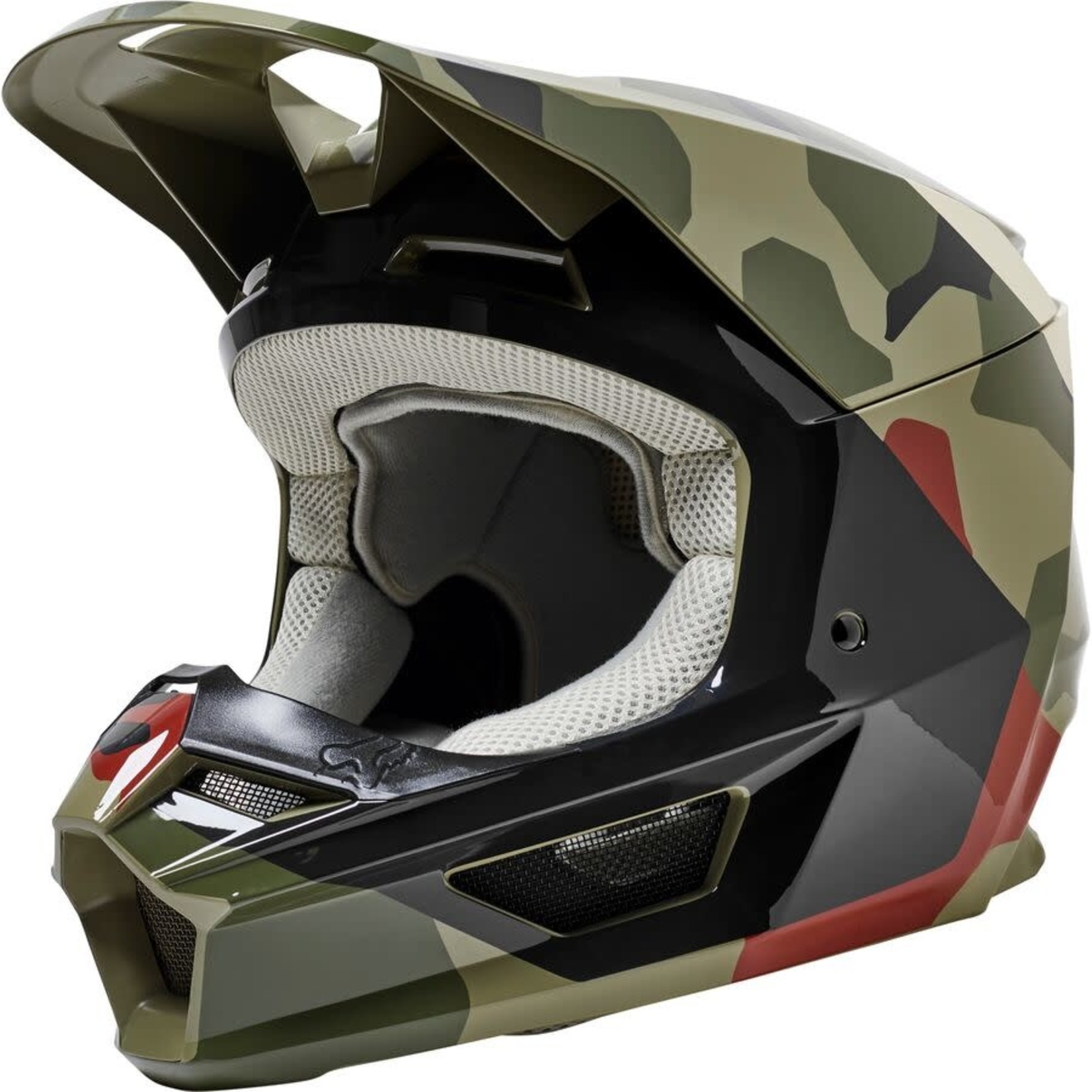 FOX RACING Fox Racing V1 BNKR Helmet (BLK CAM)