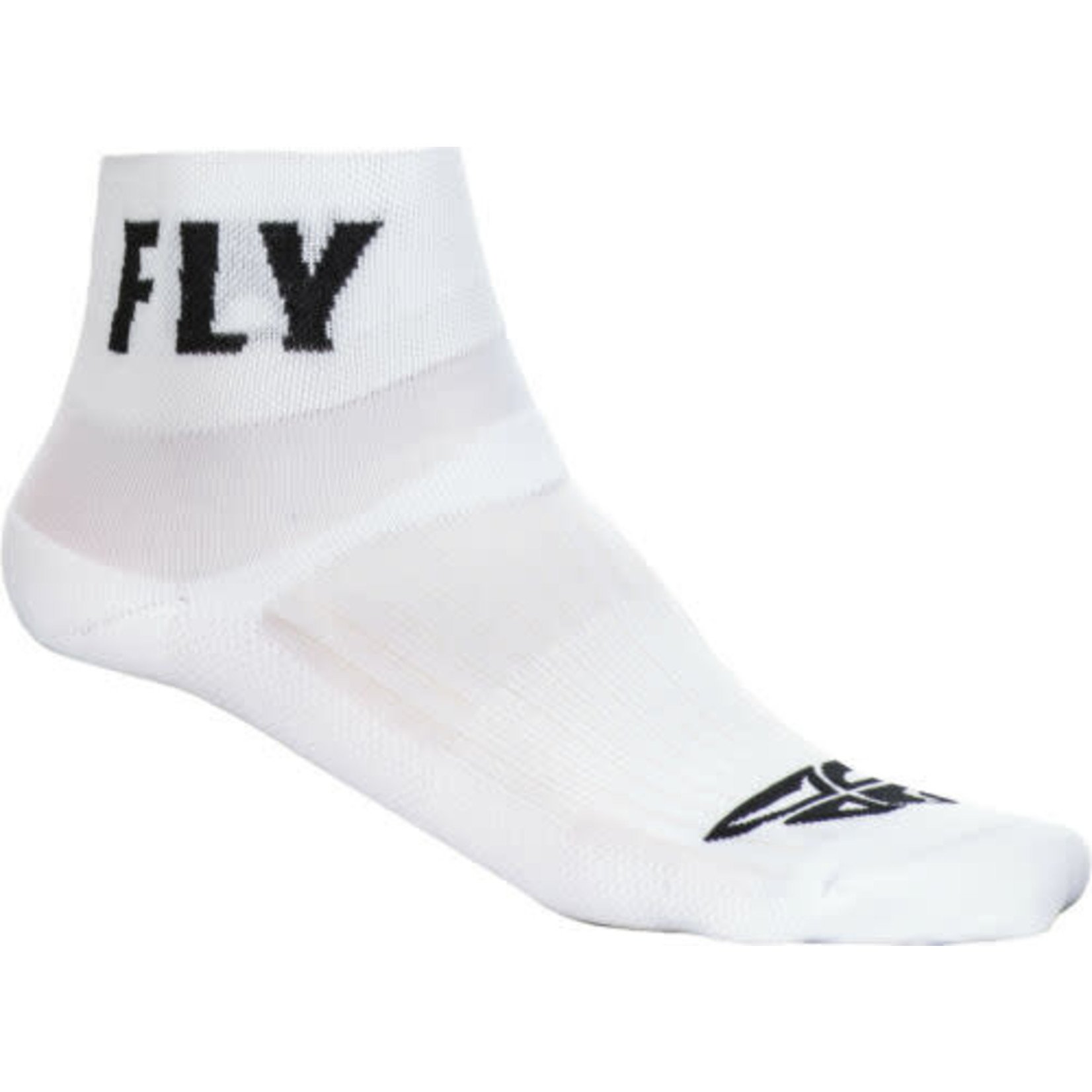 FLY RACING FLY SHORTY SOCKS WHITE LG/XL