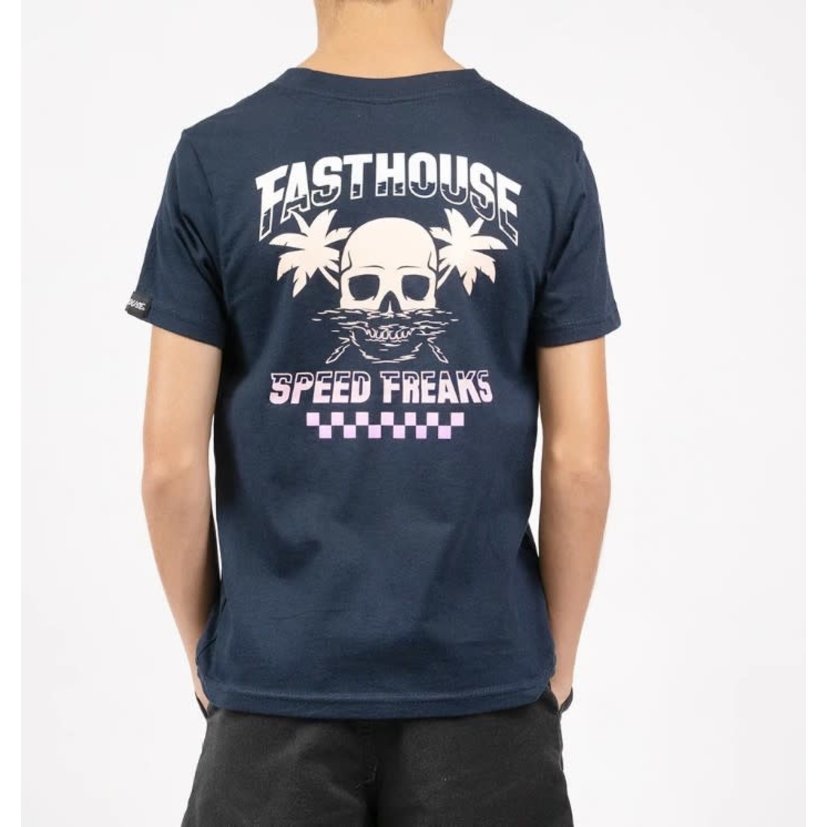 FASTHOUSE YOUTH SUBSIDE TEE, NAVY