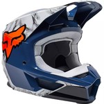 FOX RACING V1 KARRERA HELMET, DRK INDO