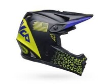 BELL MOTO-9 YOUTH HELMET SLAYCO MATTE BLACK/HI-VIZ YELLOW