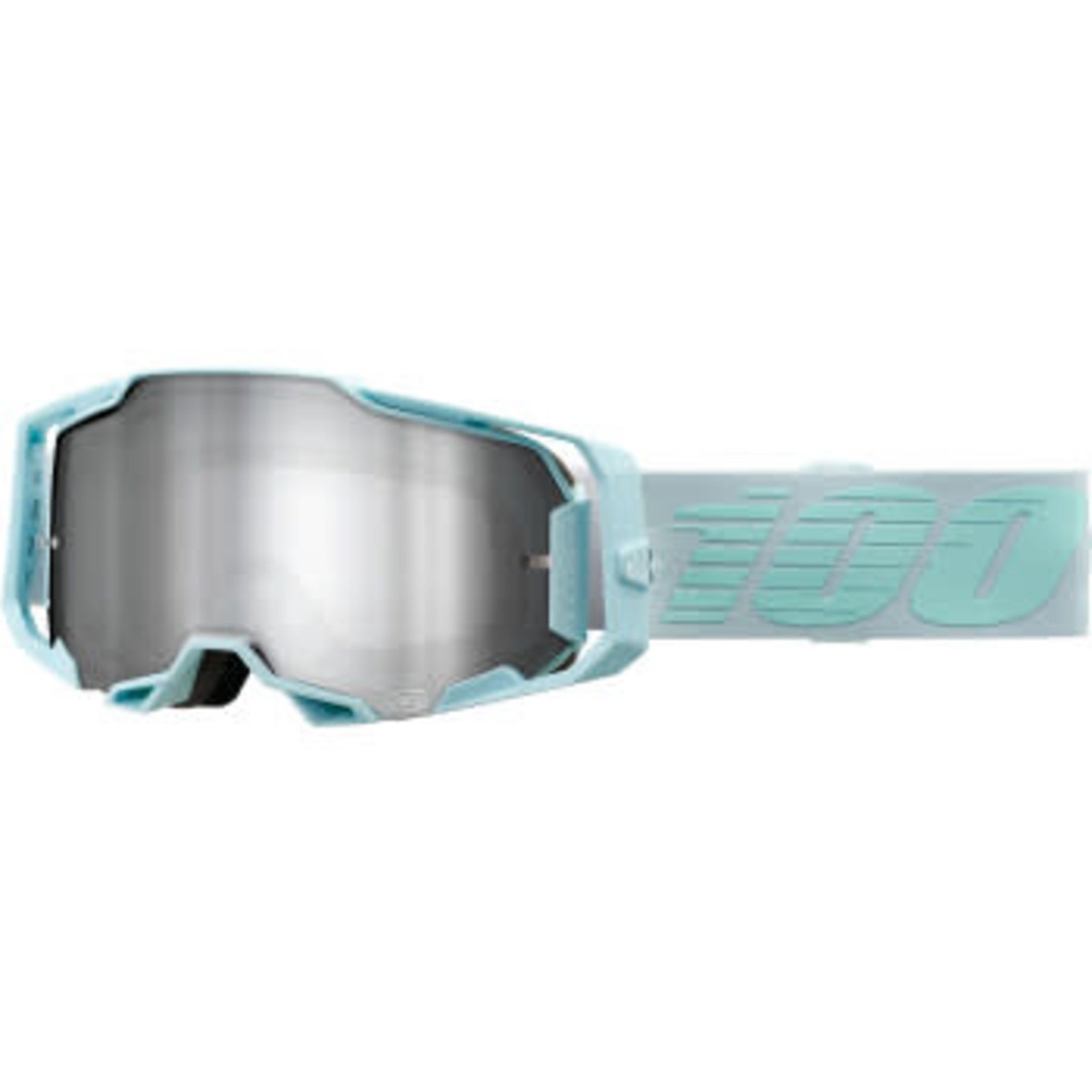 100% ARMEGA Goggle Fargo-Mirror Silver Flash Lens