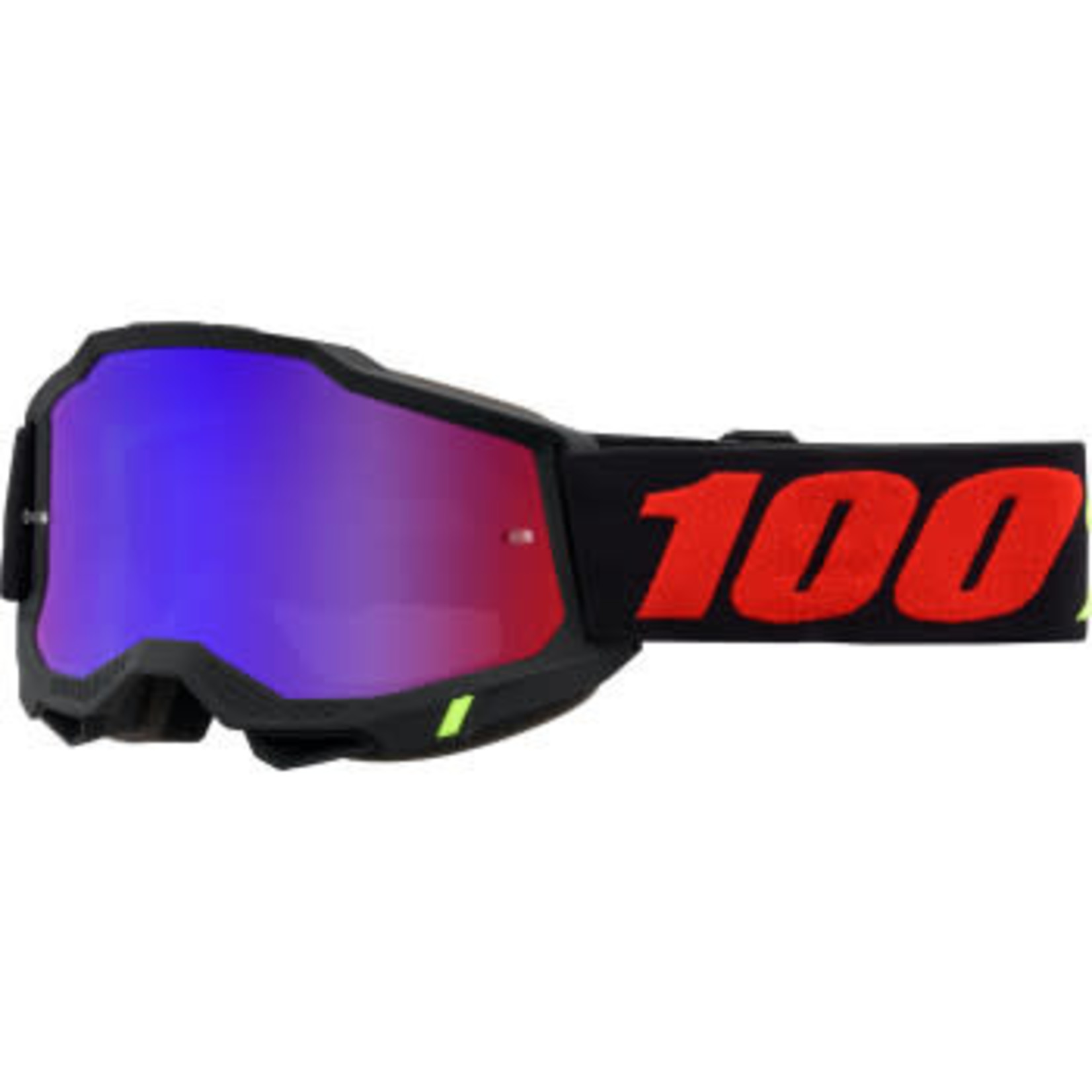 100% ACCURI 2 Goggle Morphuis-Mirror Red/Blue Lens