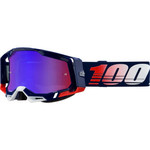 100% RACECRAFT 2 Goggle Republic-Mirror Red/Blue Lens