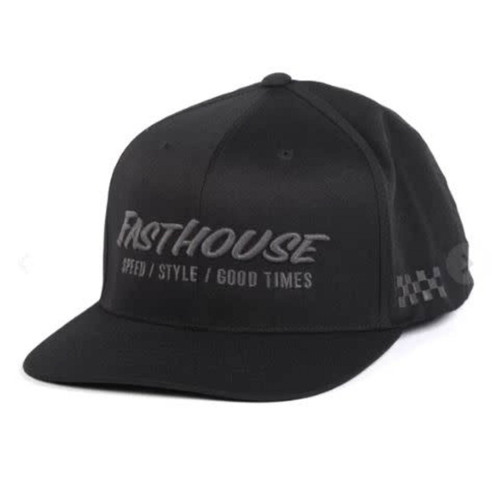 FASTHOUSE Classic FlexFit Hat [Black] [SM/MD]