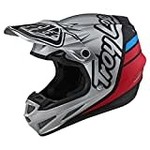 TROY LEE DESIGNS SE4 COMPOSITE; SILHOUETTE SILVER / BLACK XL