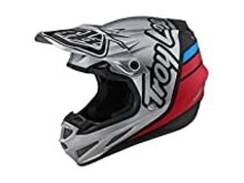 TROY LEE DESIGNS SE4 COMPOSITE; SILHOUETTE SILVER / BLACK XL