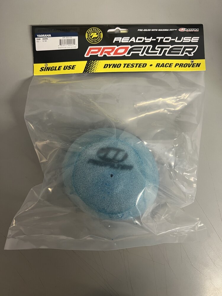 PRO FILTER PRE-OILED AIR FILTER YAMAHA YZ 85 (O2/22)  AFR-2003-00