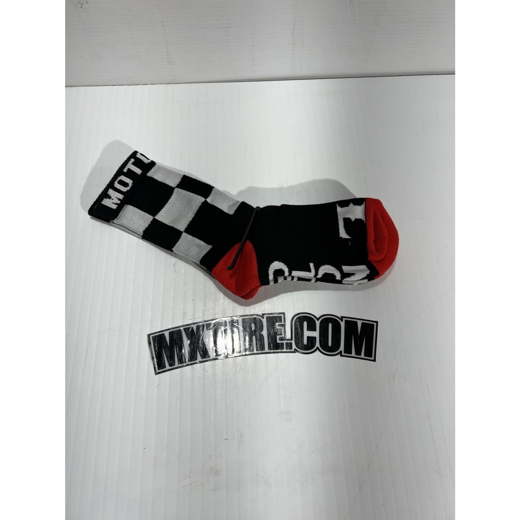 MOTO KIDS SOCKS [RED/BLACK]