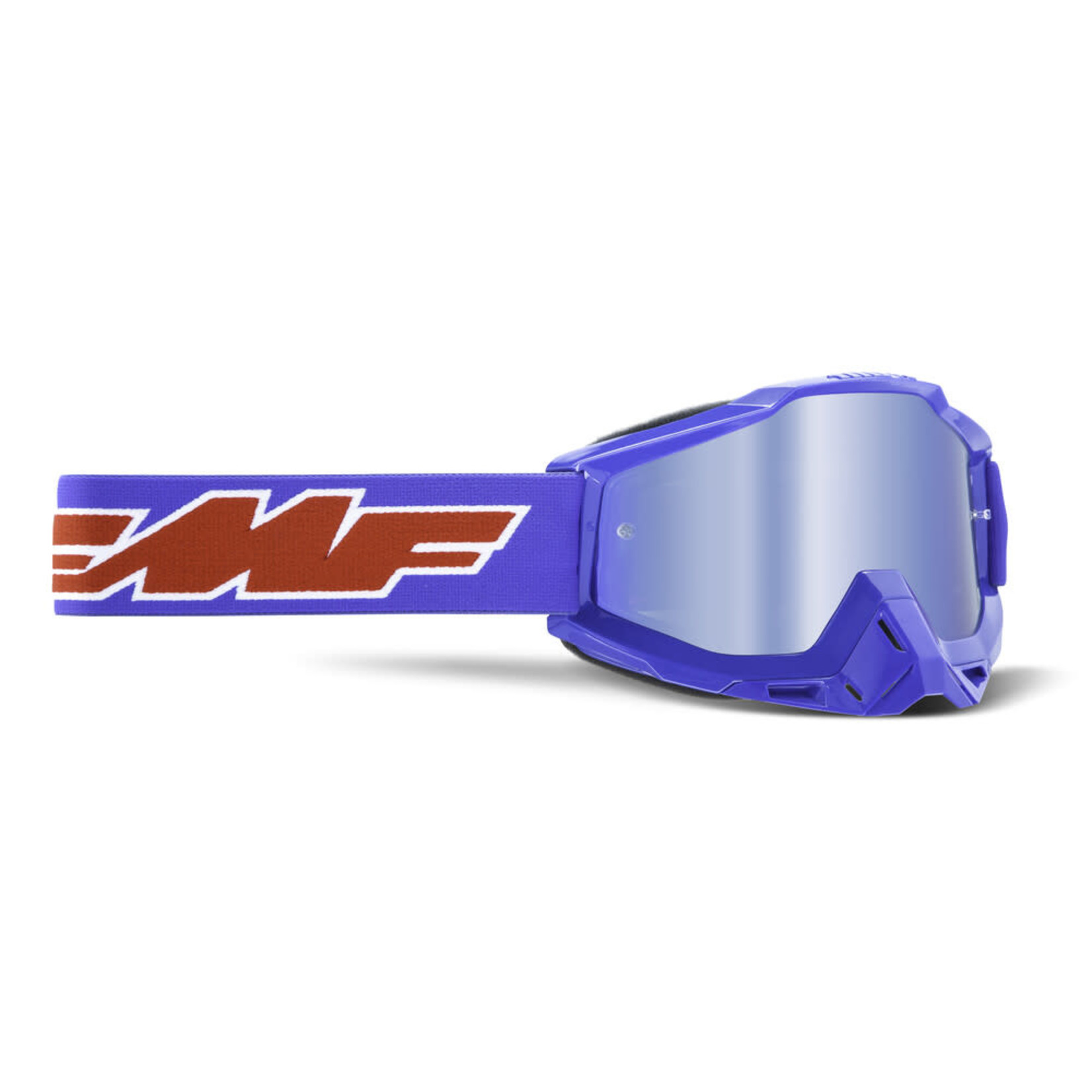 FMF POWERBOMB GOGGLE ROCKET BLUE MIRROR BLUE LENS