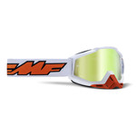 FMF GOGGLE POWERBOMB GOGGLE ROCKET WHITE TRUE GOLD LENS
