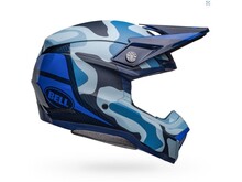 BELL MOTO-10 FERRANDIS MECHANT MATTE/GLOSS DARK BLUE/LIGHT BLUE