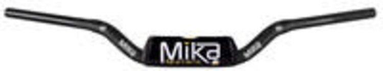 MIKA METALS MIKA HANDLEBAR RAW SERIES 1-1/8" MINI WIDE BEND BLACK KTM/HUSQ. 85