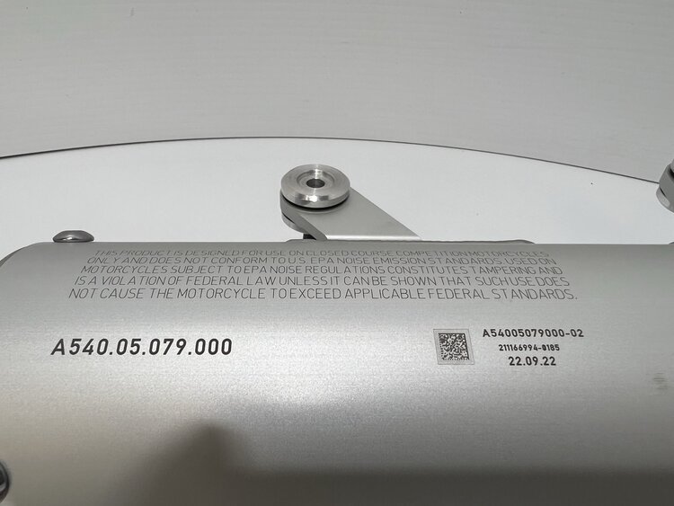 GASGAS/KTM OEM SILENCER/EXHAUST MC125 '23 A54005079000