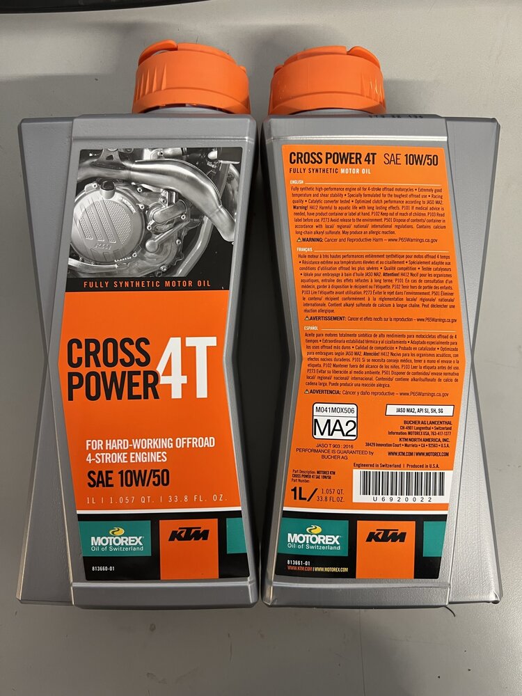 KTM / GASGAS / HUSQVARNA KTM Cross Power 4T SAE 10W/50