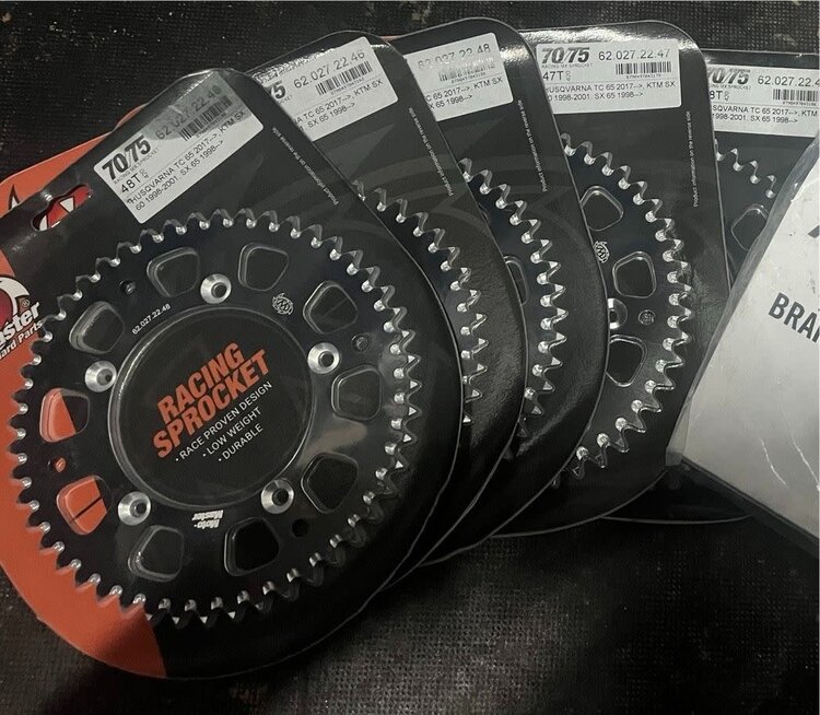 motomaster MOTO MASTER REAR SPROCKET BLACK 47T  KTM 65SX '98+