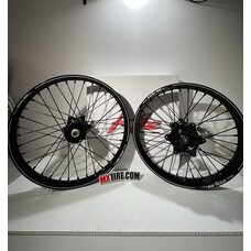 KITE KITE A60 WHEEL SET 19/21 - KTM 125/250/350/450 '2023 ALL BLACK