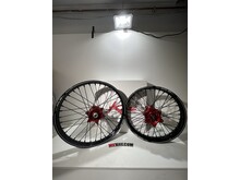 KITE KITE A60 WHEEL SET 19/21 - KTM/ HUSQVARNA/ GASGAS BLACK/RED/BLACK