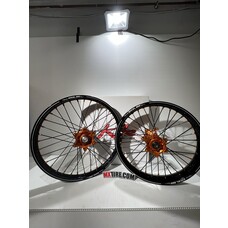 KITE KITE A60 WHEEL SET 19/21 - KTM BIG BIKE BLACK/ORANGE/ORANGE
