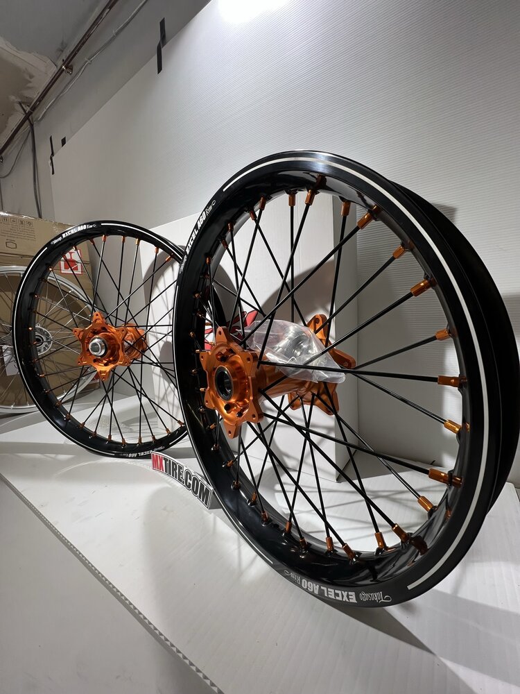 KITE KITE A60 WHEEL SET 19/21 - KTM BIG BIKE BLACK/ORANGE/ORANGE