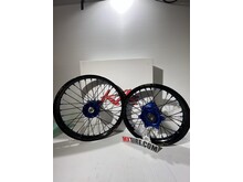 KITE WHEEL SET 14/17 -  HUSQVARNA KTM GASGAS 85 ‘21-‘24 BLACK/BLUE/BLUE