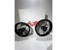 KITE WHEEL SET 12/14 -  KTM GASGAS HUSQVARNA 65SX ALL BLACK