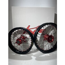 KITE KITE WHEEL SET 12/14 - KTM/ GASGAS/ HUSQVARNA 65SX BLACK/RED/RED
