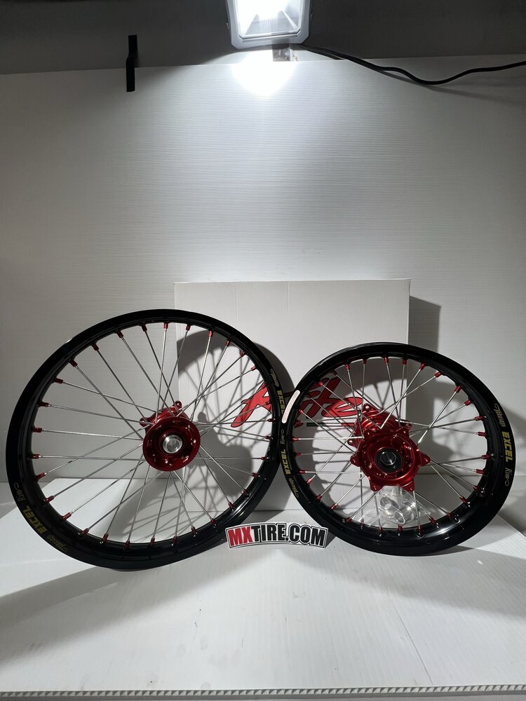 KITE KITE WHEEL SET 16/19 - SUPER MINI KTM/ GASGAS/ HUSQVARNA BLACK/RED/RED